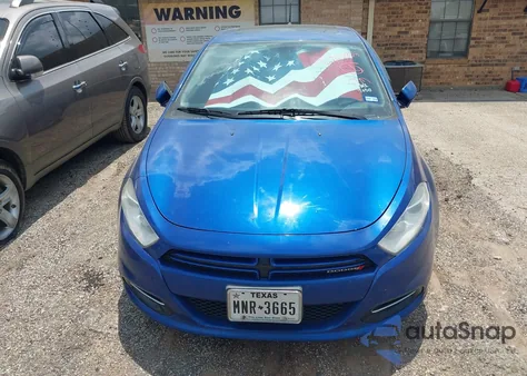 2013 Dodge Dart Sxt из США, поврежденный, VIN 1C3CDFBA0DD343081